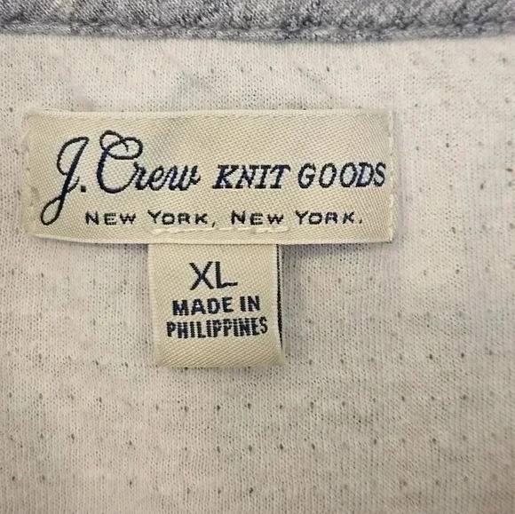 J.Crew Knit Goods Pullover Size XL EUC 💯 Cotton Unisex - Picture 4 of 8